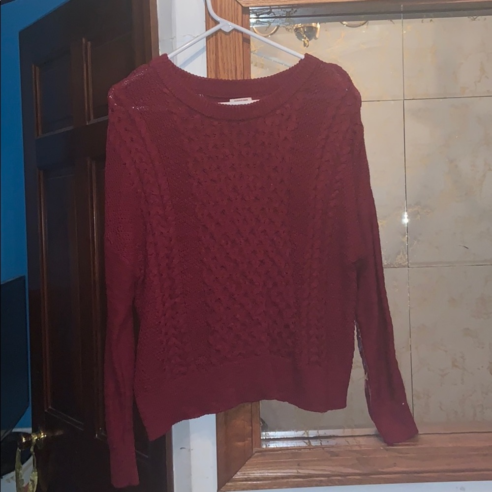 cozy knitted sweater